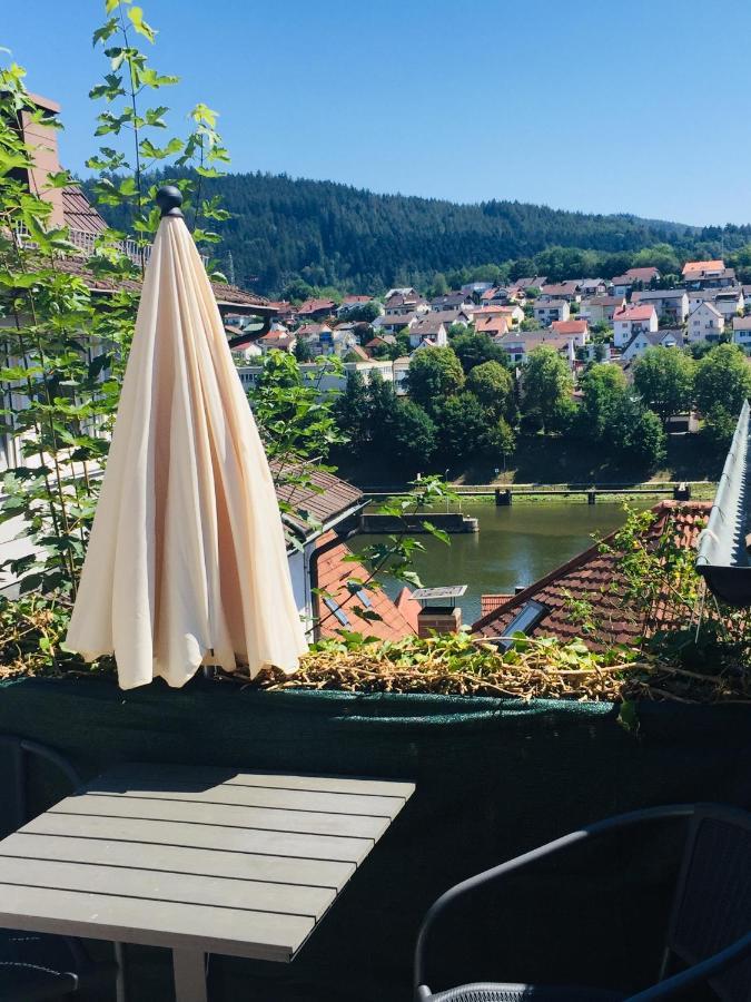 Natur Und Neckarblick Bei Heidelberg Хиршхорн Екстериор снимка
