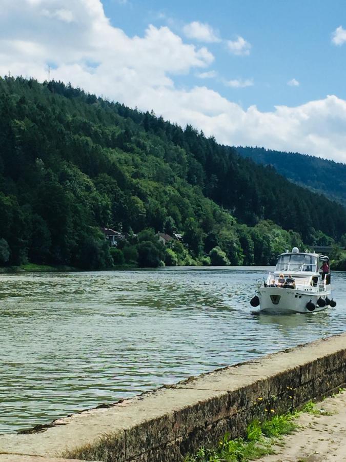 Natur Und Neckarblick Bei Heidelberg Хиршхорн Екстериор снимка