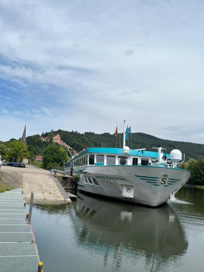 Natur Und Neckarblick Bei Heidelberg Хиршхорн Екстериор снимка
