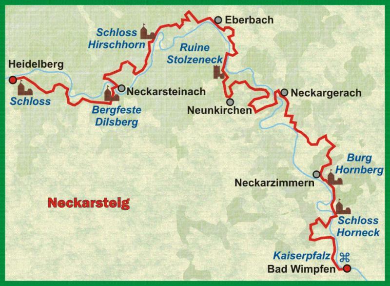 Natur Und Neckarblick Bei Heidelberg Хиршхорн Екстериор снимка